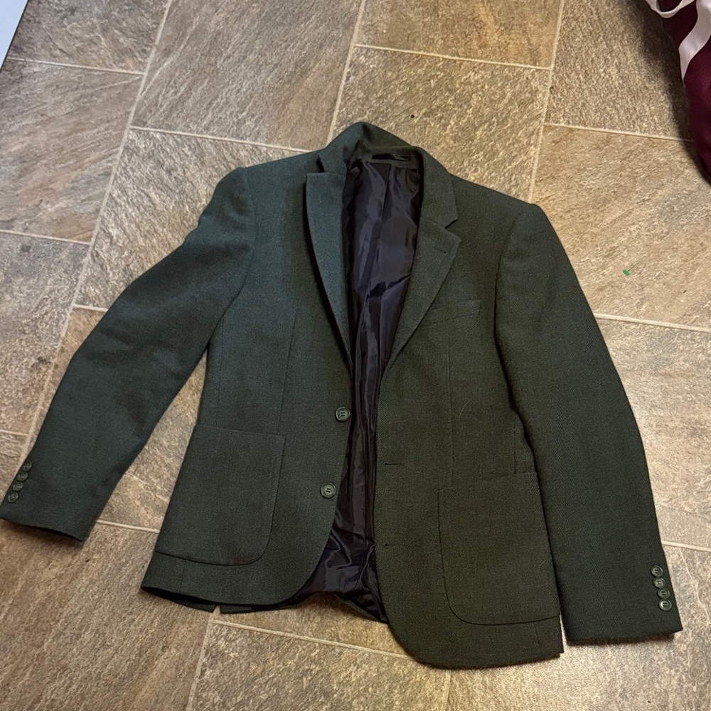 ASOS Dark Green Blazer Jacket